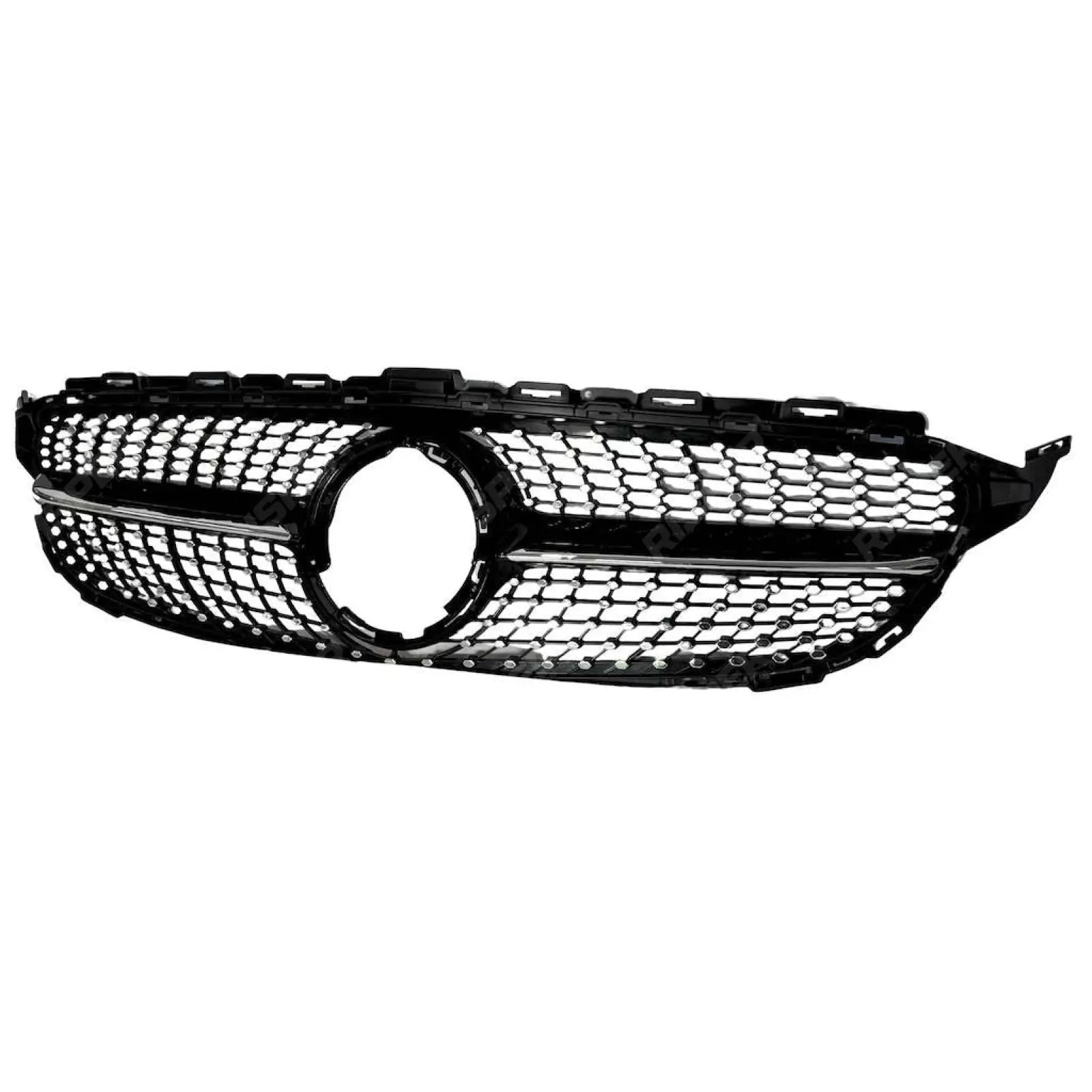 Front Grille Diamond Style (Without Camera) For Mercedes C205 W205 2019-2021 - Grilles