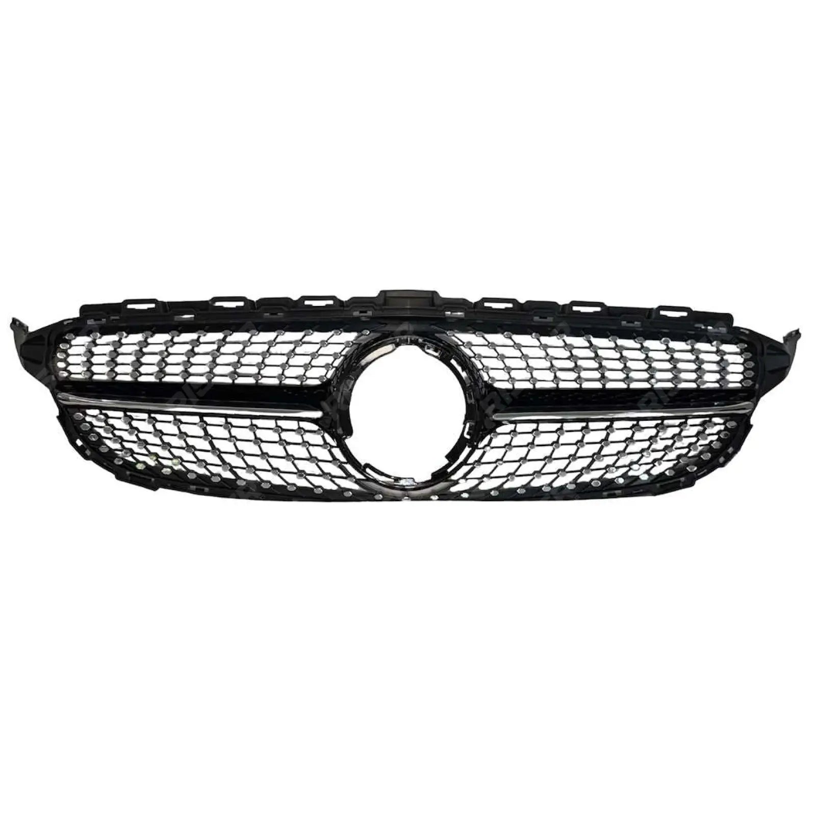 Front Grille Diamond Style (Without Camera) For Mercedes C205 W205 2019-2021 - Grilles
