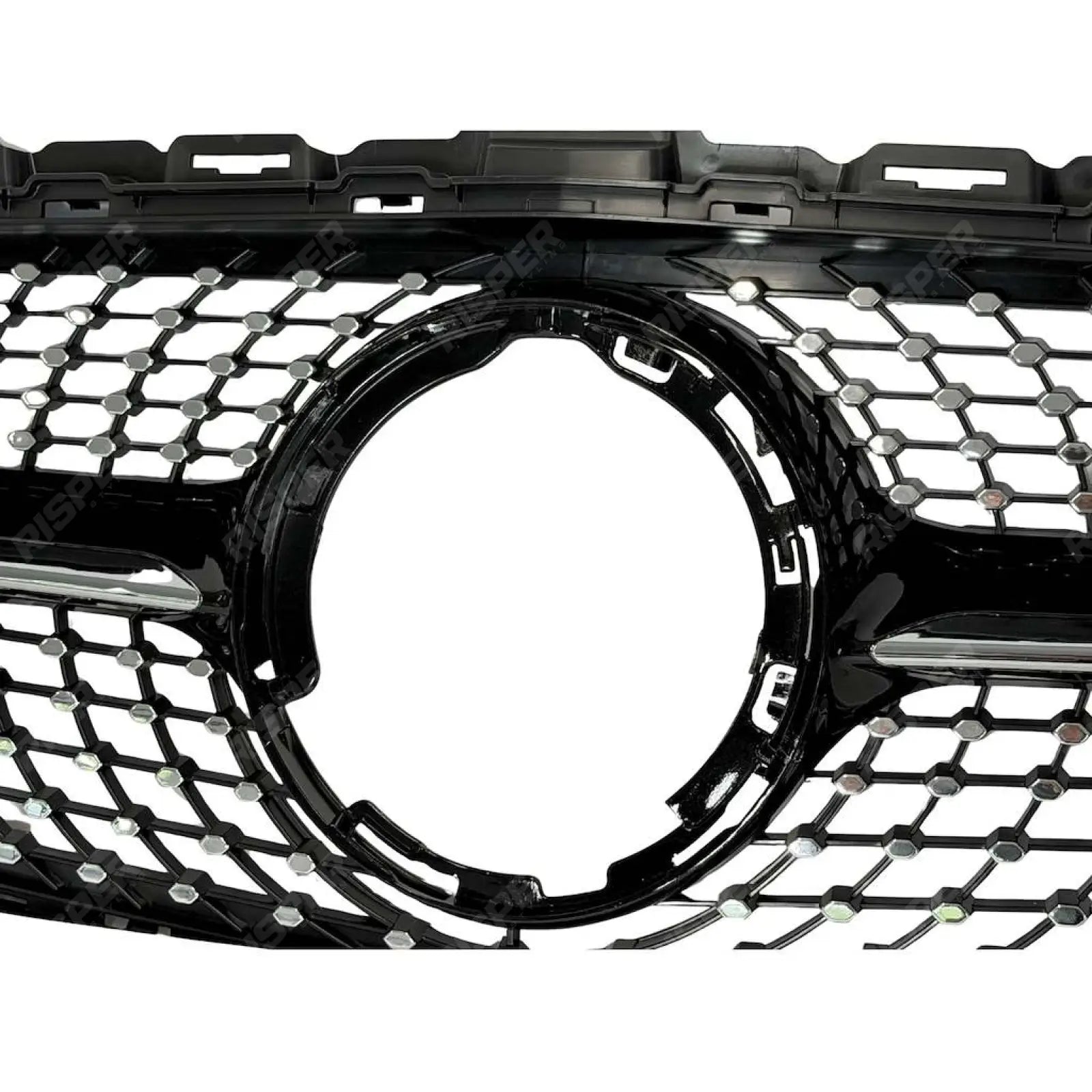 Front Grille Diamond Style (Without Camera) For Mercedes C205 W205 2019-2021 - Grilles
