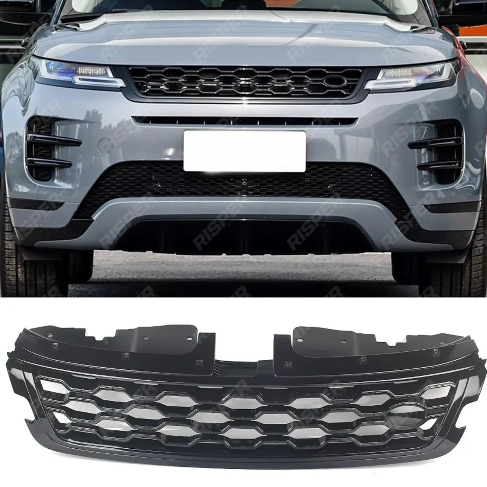 Range Rover Evoque 2020 On Front Grille - Gloss Black Main image