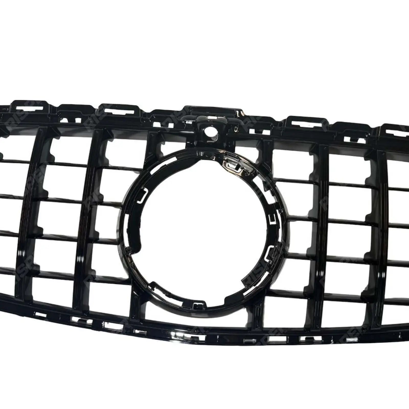 Front Grille GT GRL Look In Gloss Black (Camera Compatible) For Mercedes C205 W205 2019-2021 - Grilles