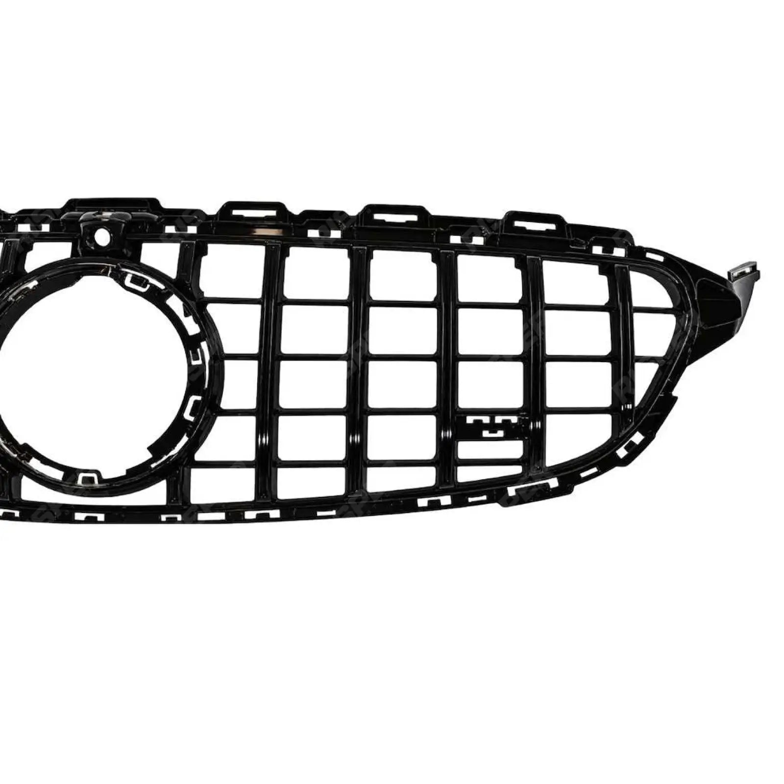 Front Grille GT GRL Look In Gloss Black (Camera Compatible) For Mercedes C205 W205 2019-2021 - Grilles