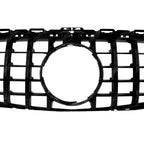 Front Grille GT GRL Look (Without Camera) In Gloss Black For Mercedes C205 W205 2015-2018 - Grilles