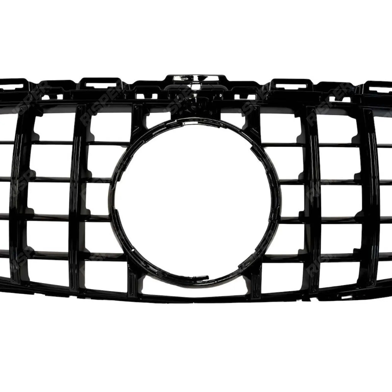 Front Grille GT GRL Look (Without Camera) In Gloss Black For Mercedes C205 W205 2015-2018 - Grilles