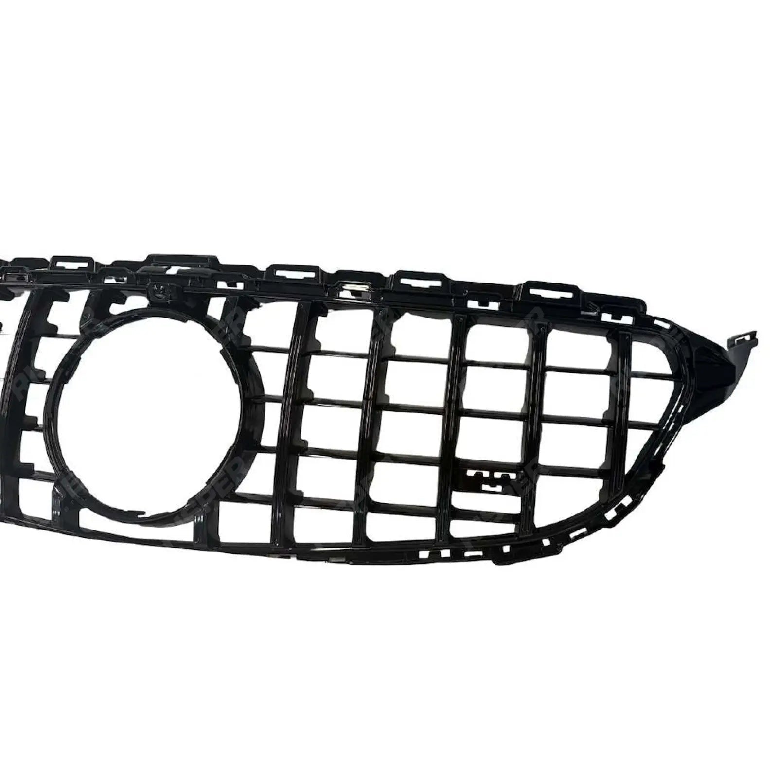 Front Grille GT GRL Look (Without Camera) In Gloss Black For Mercedes C205 W205 2015-2018 - Grilles