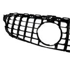 Front Grille GT GRL Look (Without Camera) In Gloss Black For Mercedes C205 W205 2015-2018 - Grilles