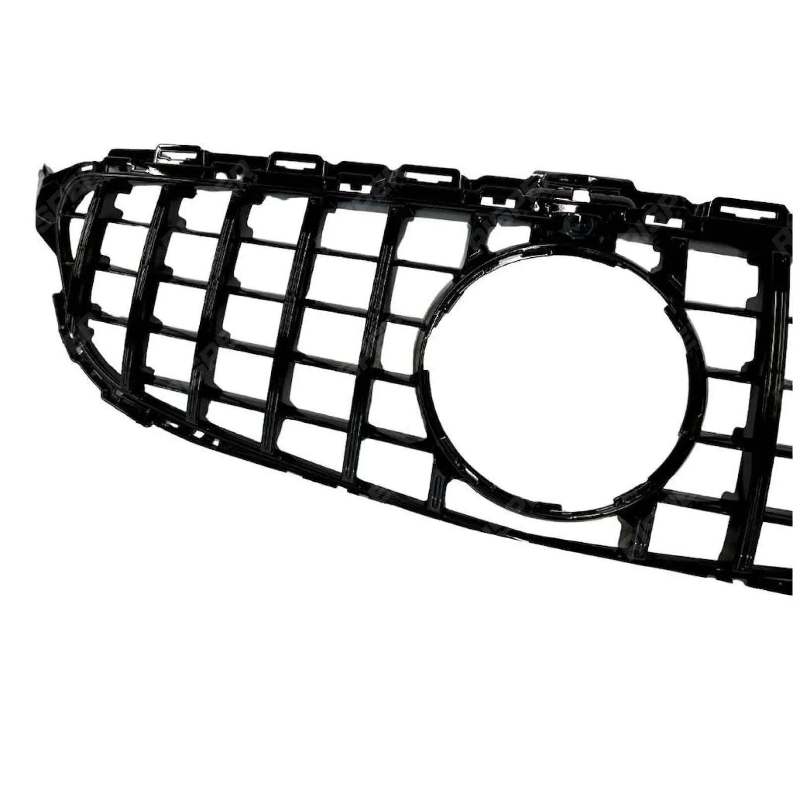 Front Grille GT GRL Look (Without Camera) In Gloss Black For Mercedes C205 W205 2015-2018 - Grilles