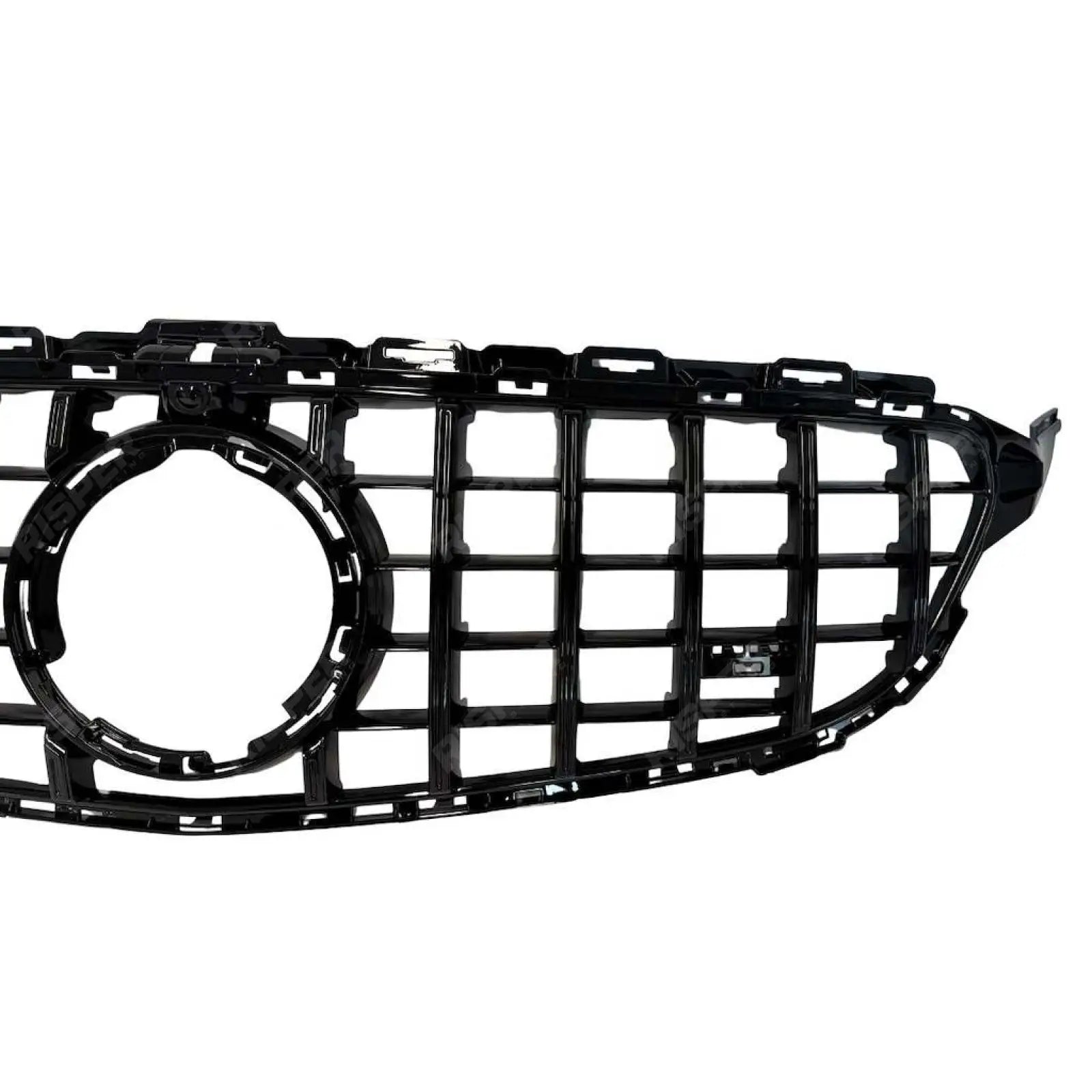 Front Grille GT GRL Look (Without Camera) In Gloss Black For Mercedes C205 W205 2019-2021 - Grilles