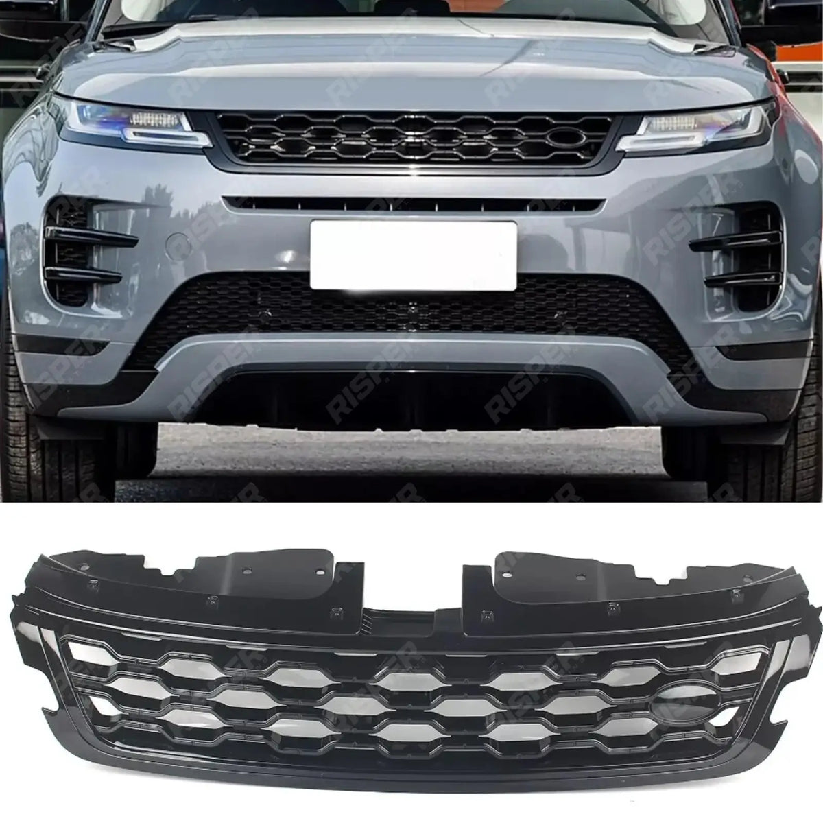 Range Rover Evoque 2020 On Front Grille - Gloss Black Main image