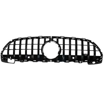 Front Grille In Gloss Black - GT Style For Mercedes W206 C Class 2021-2025 - Grilles