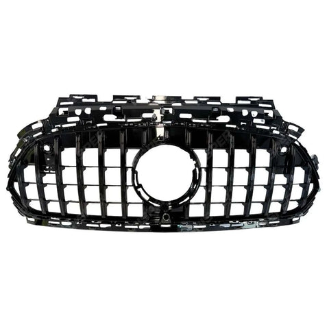Front Grille In Gloss Black - Panamericana Gt Style (Camera Compatible) For Mercedes E Class W214 2024+ - Grilles