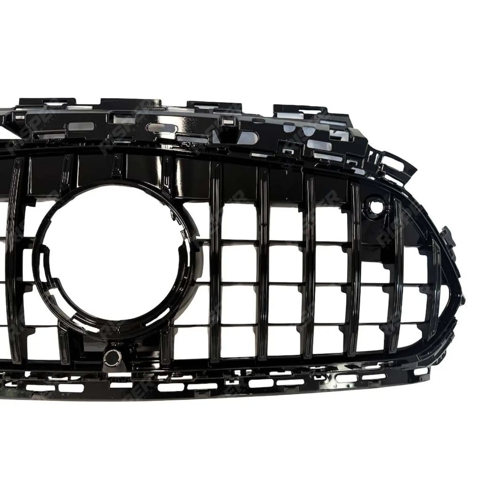 Front Grille In Gloss Black - Panamericana Gt Style (Camera Compatible) For Mercedes E Class W214 2024+ - Grilles