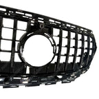 Front Grille In Gloss Black - Panamericana Gt Style (Camera Compatible) For Mercedes E Class W214 2024+ - Grilles