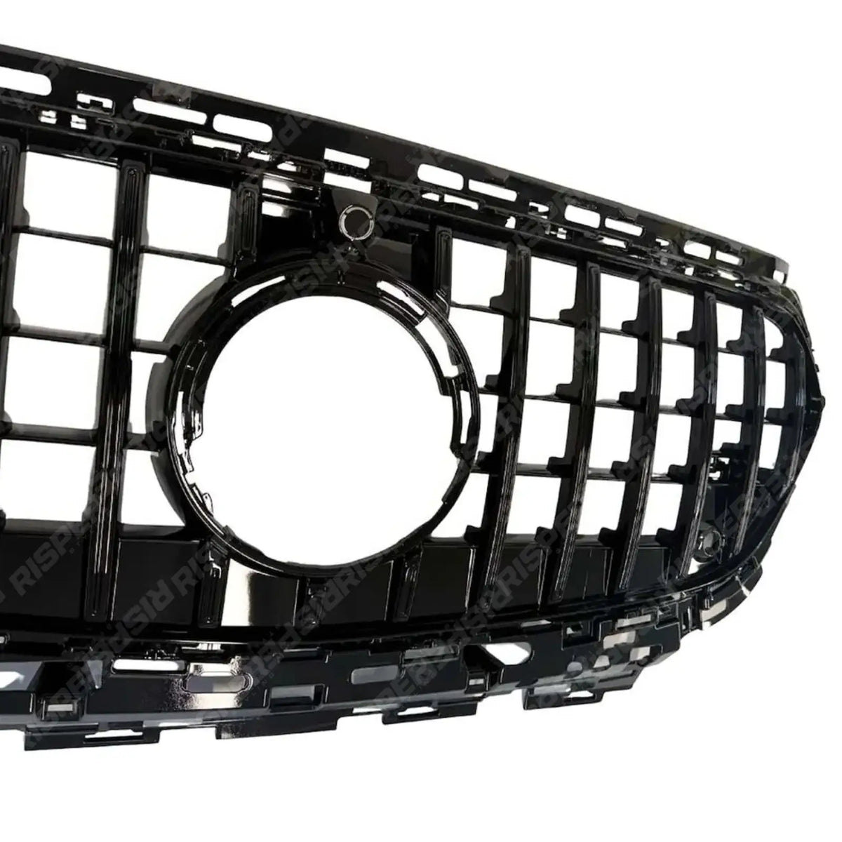 Front Grille In Gloss Black - Panamericana Gt Style (Camera Compatible) For Mercedes E Class W214 2024+ - Grilles