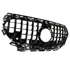 Front Grille In Gloss Black - Panamericana Gt Style (Camera Compatible) For Mercedes E Class W214 2024+ - Grilles