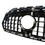 Front Grille In Gloss Black - Panamericana Gt Style (Camera Compatible) For Mercedes E Class W214 2024+ - Grilles