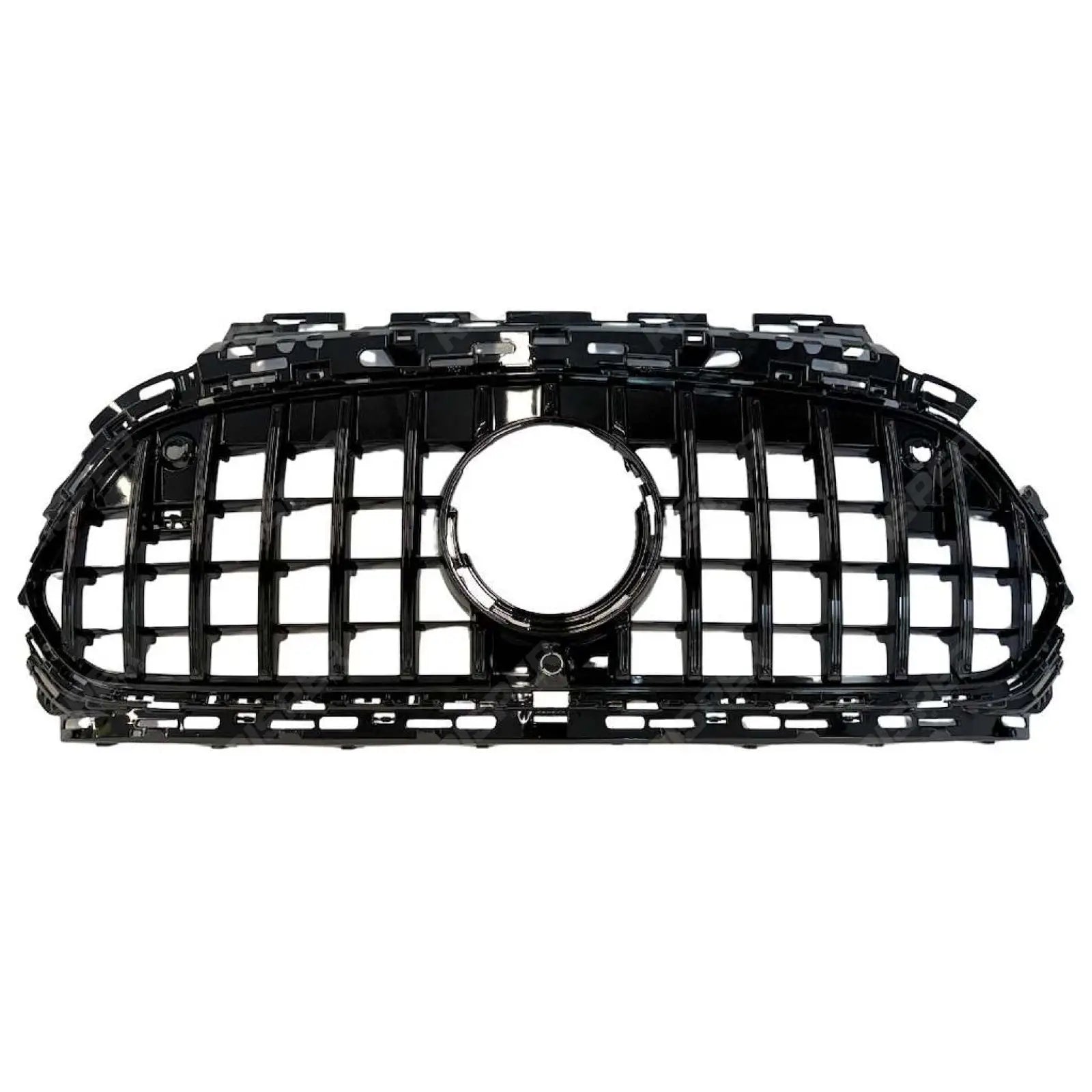Front Grille In Gloss Black - Panamericana Gt Style (Camera Compatible) For Mercedes E Class W214 2024+ - Grilles