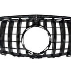 Front Grille In Gloss Black - Panamericana Style For Mercedes E Class W213 2016-2019 - Grilles