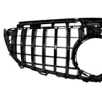 Front Grille In Gloss Black - Panamericana Style For Mercedes E Class W213 2016-2019 - Grilles