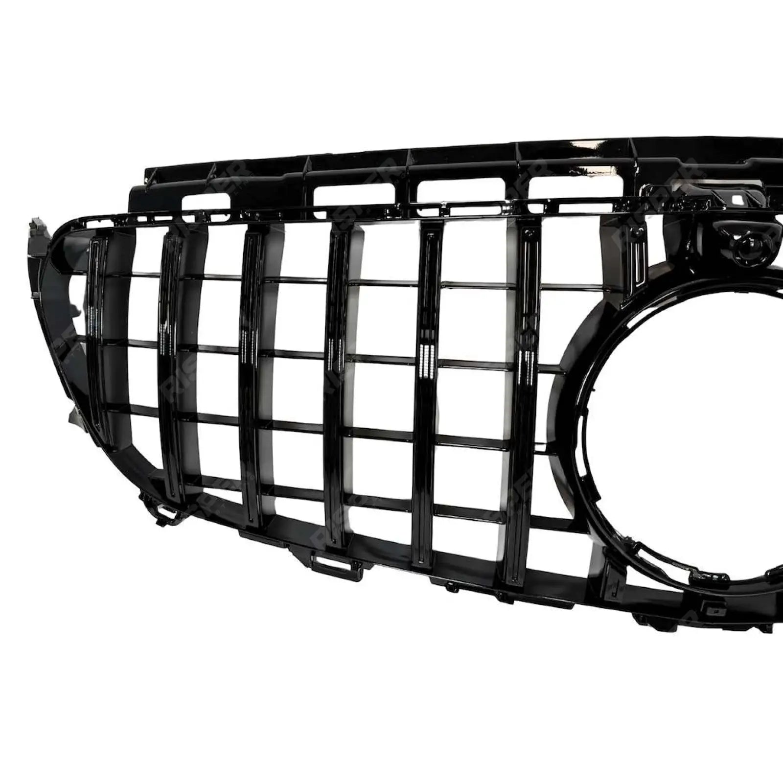 Front Grille In Gloss Black - Panamericana Style For Mercedes E Class W213 2016-2019 - Grilles