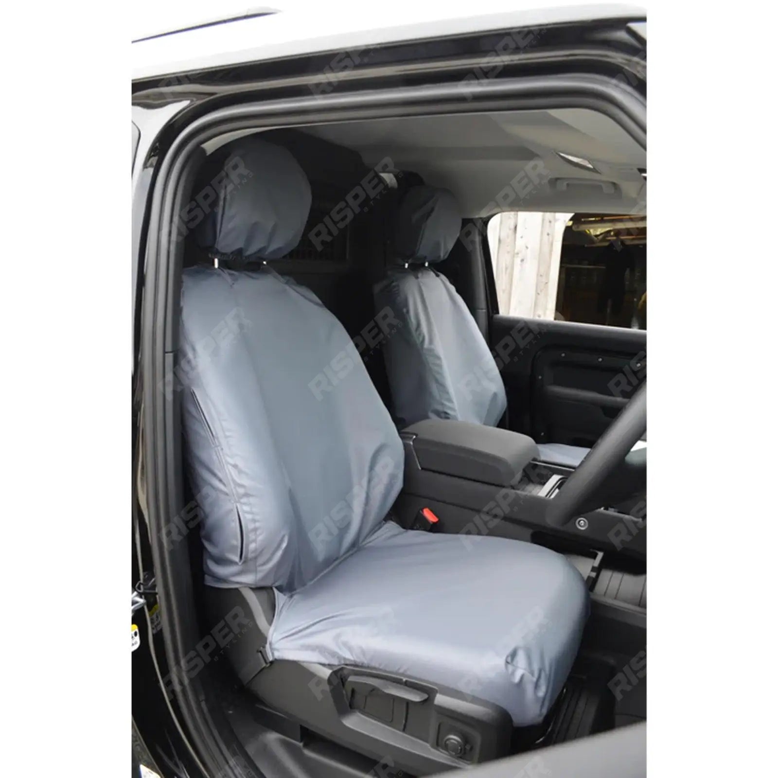 Land Rover Defender L663 2020+ Front Seat Covers Pair - Grey Main image