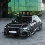 Audi S6 C8 / A6 C8 S - Line Sedan - Avant 2018+ Front Splitter 2Pcs