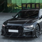 Audi S6 C8 / A6 C8 S - Line Sedan - Avant 2018+ Front Splitter 2Pcs