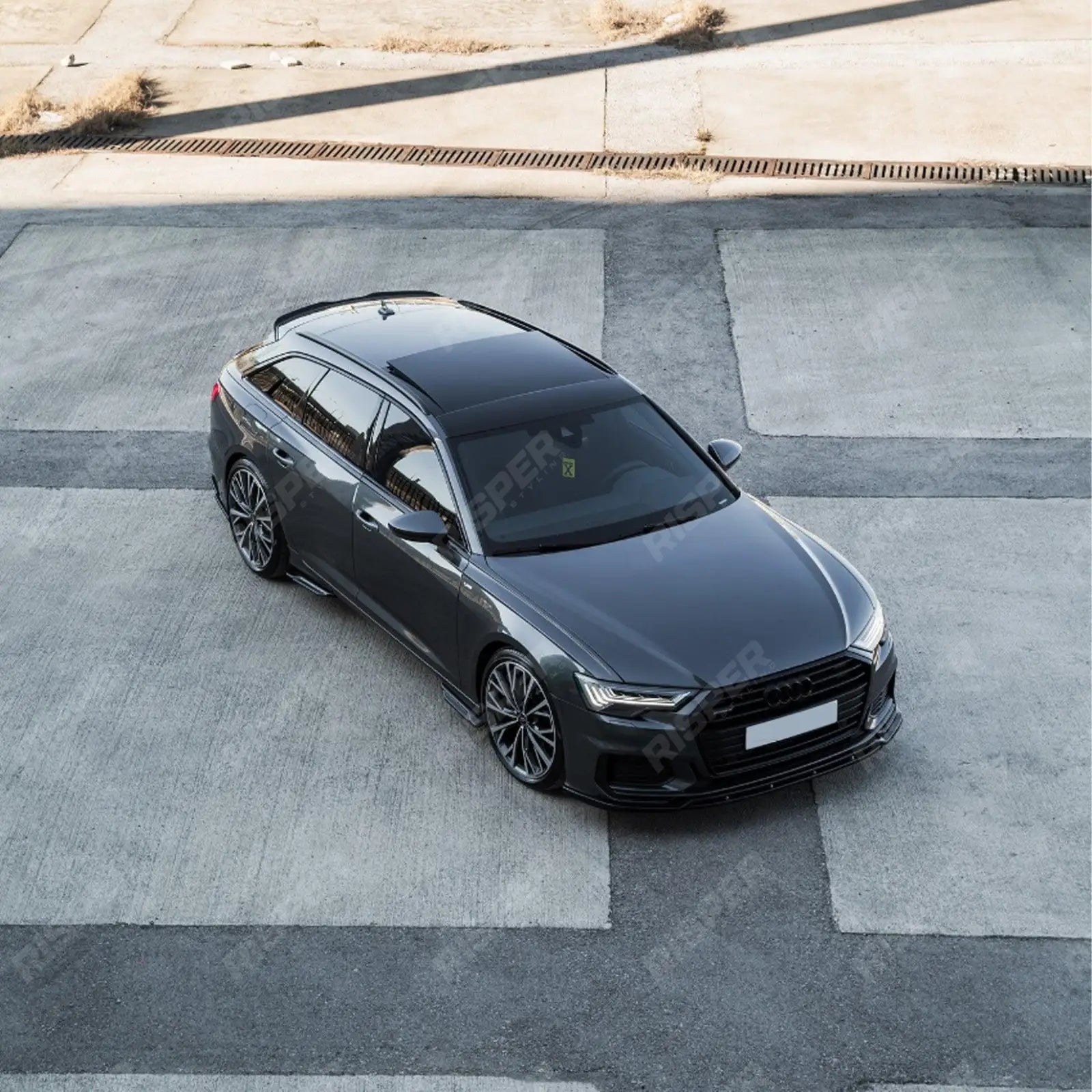 Audi S6 C8 / A6 C8 S - Line Sedan - Avant 2018+ Front Splitter 2Pcs