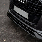 Front Splitter For Audi SQ7 MK2 Facelift 2019+ - Front Splitter / Audi Q7 S-Line MK2 Facelift 2019+ - Front Splitter