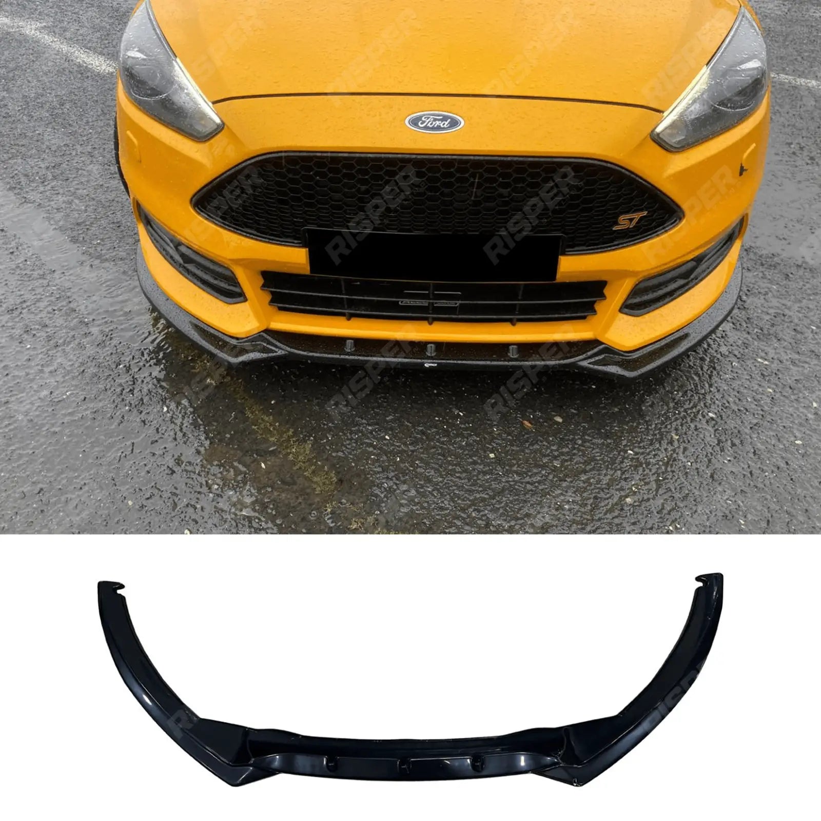 Ford Focus ST MK3 Facelift 2015 - 2018 Front Splitter Main image