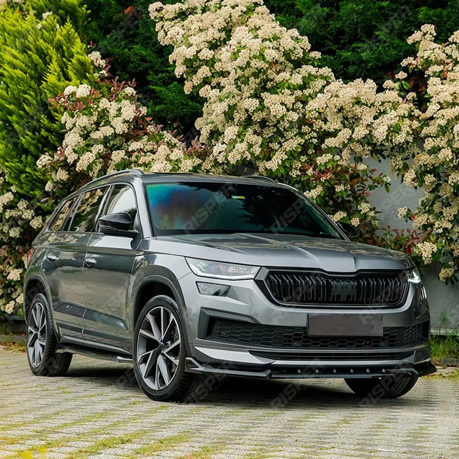 Front Splitter For Skoda Kodiaq Sportline Mk1 Facelift 2021-2023 - Front Splitter