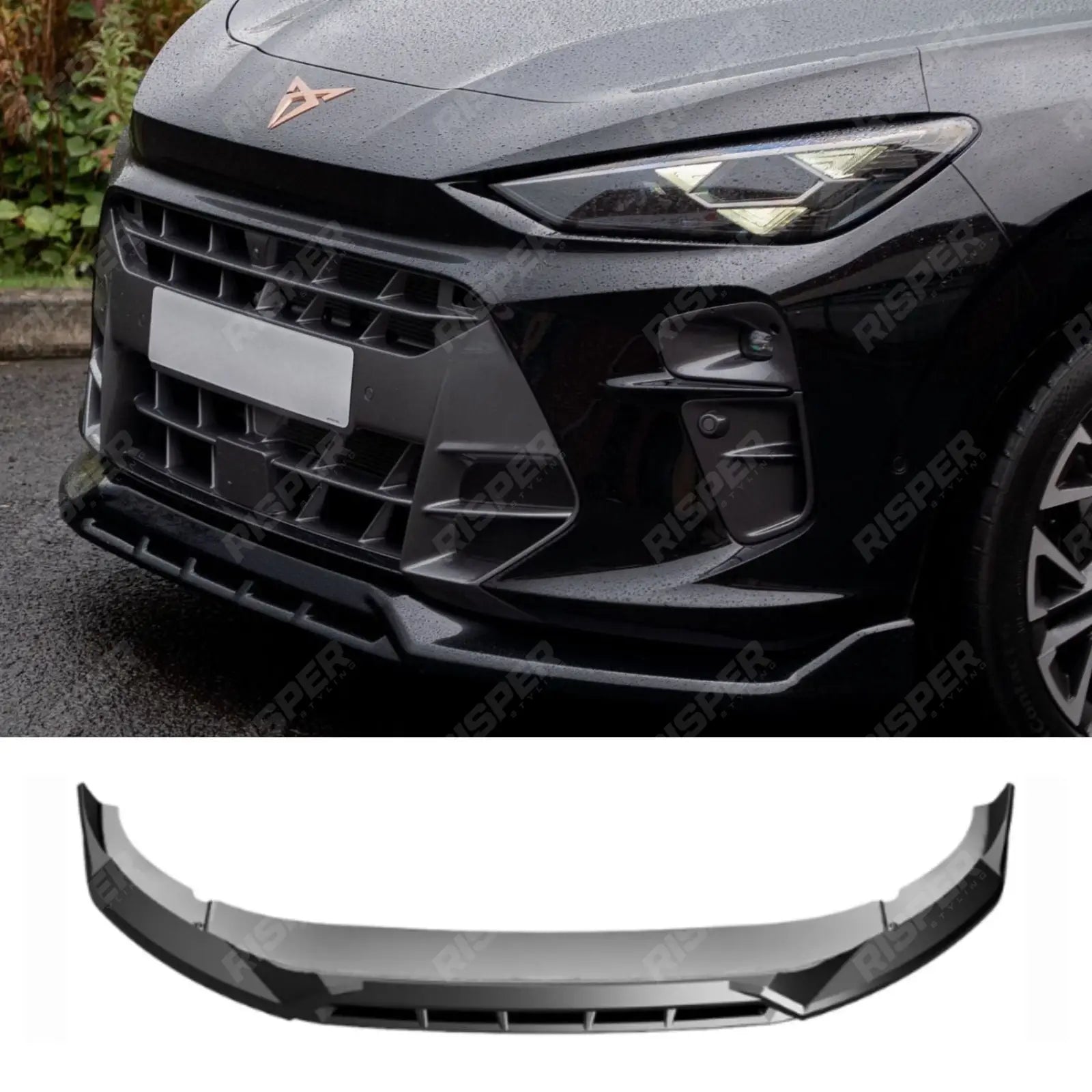 Front Splitter In Gloss Black Cupra Terramar MK1 2025 On - Front Splitter
