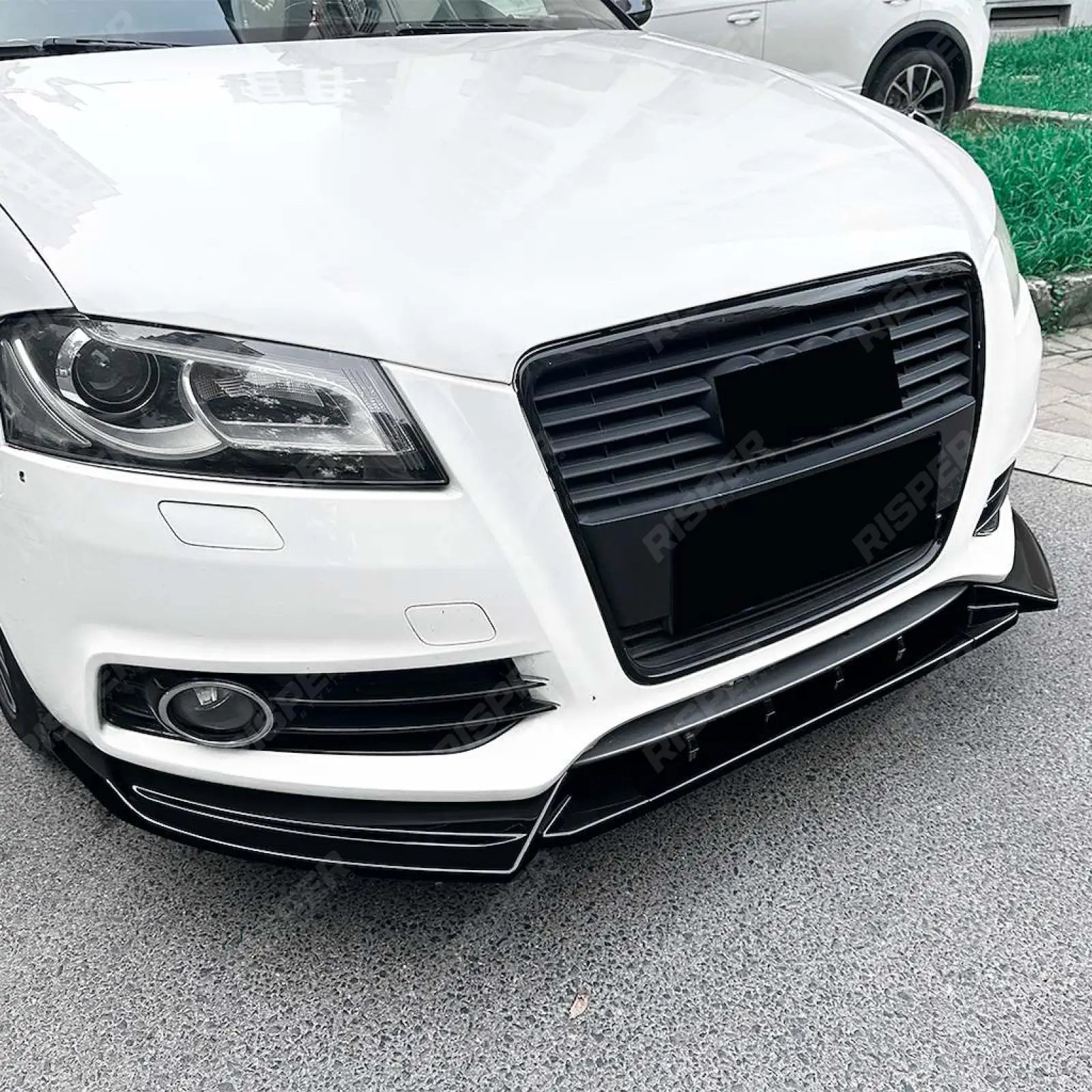 Front Splitter in Gloss Black For Audi A3 8p 2008-2013 Facelift S LINE - Front Splitter