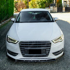 Audi A3 2013-2016 8v Sportback Front Splitter in Gloss Black - Front Splitter