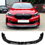 Front Splitter in Gloss Black for BMW 1 Series F40 M-Tech 2019 On - Front Splitter