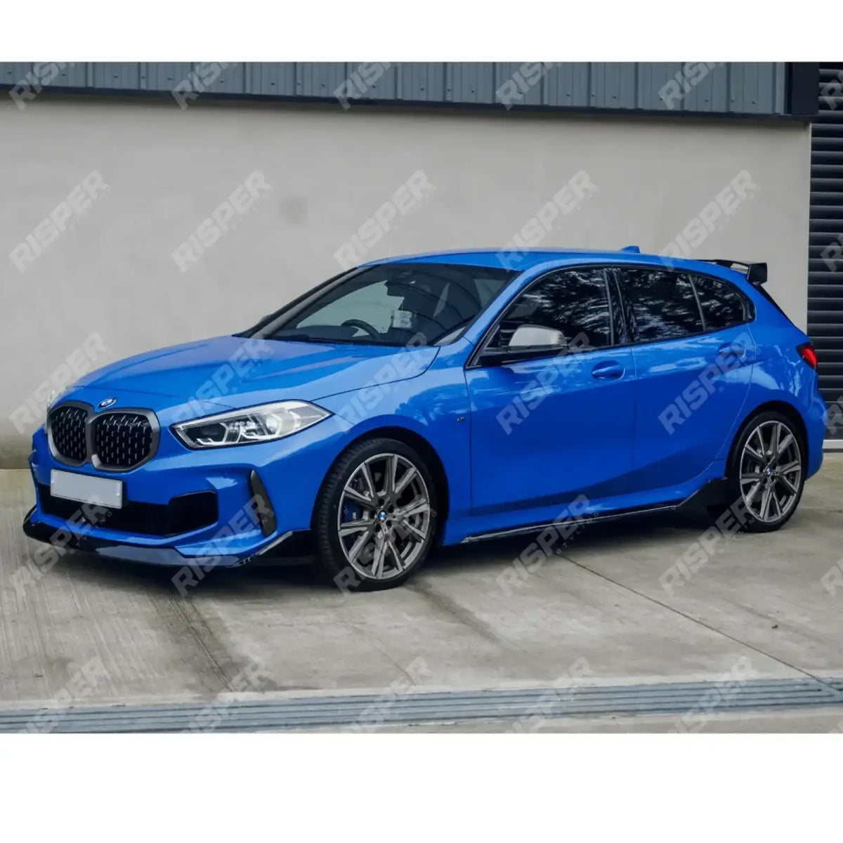 Front Splitter in Gloss Black for BMW 1 Series F40 M-Tech 2019 On - Front Splitter