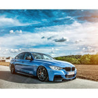 BMW 3 Series F30 F31 F35 M Sport Front Splitter in Gloss Black