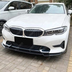 BMW 3 SERIES G20 PRE LCI 2019-2022 STANDARD (NON M SPORT) FRONT SPLITTER IN GLOSS BLACK Front Splitter