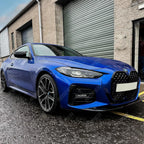 BMW 4 Series M Sport G22 G23 2020+ Front Splitter in Gloss Black