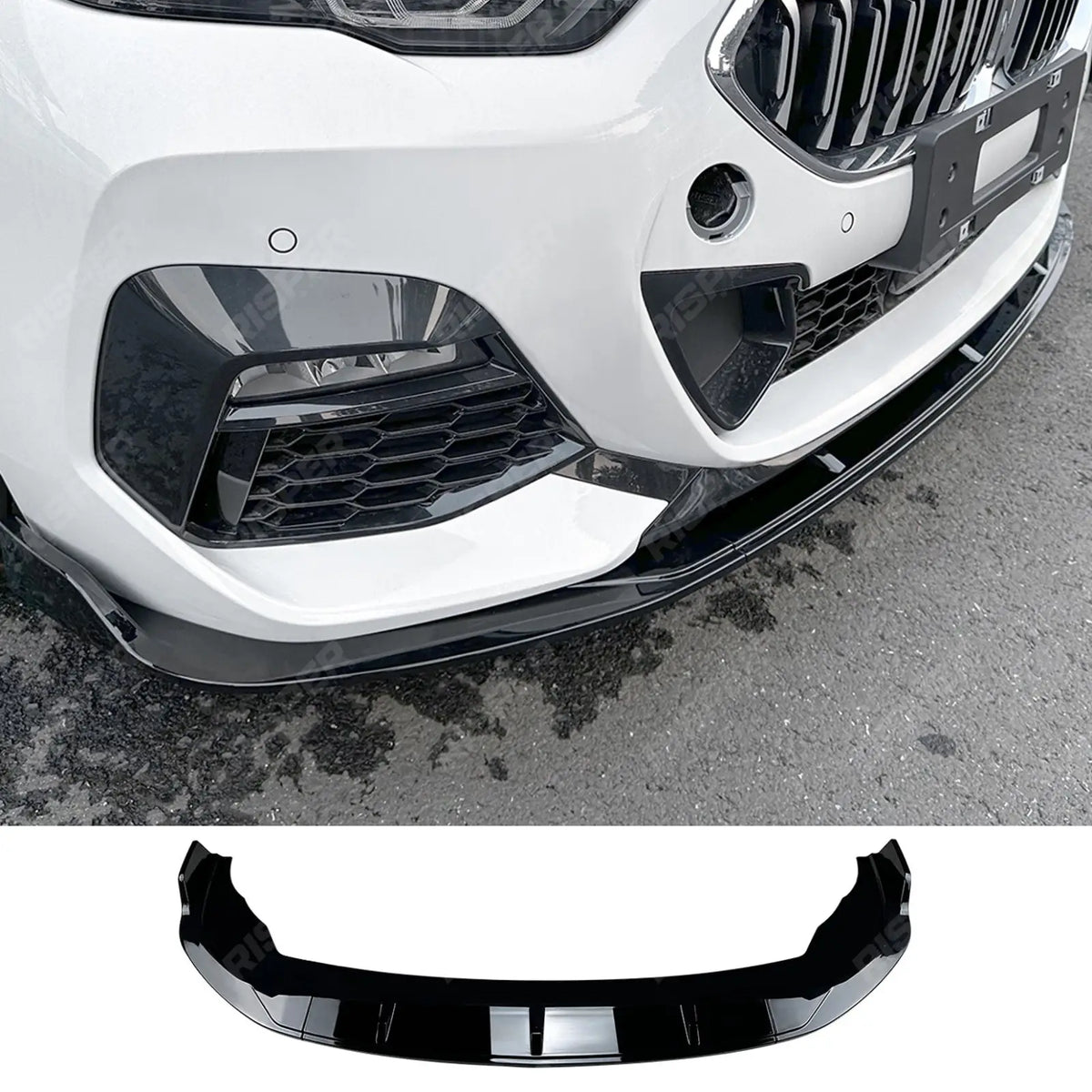 Front Splitter in Gloss Black For BMW F44 2 Series 2020-2024 M Sport - Front Splitter