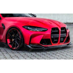 Front Splitter in Gloss Black For BMW M3 M4 G80 G81 G82 G83 2021 on - Front Splitter