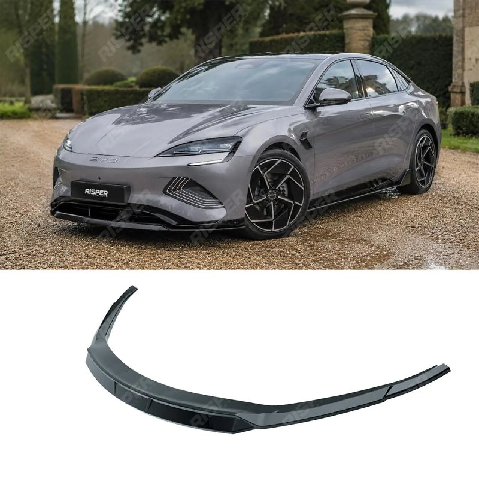 Front Splitter In Gloss Black For BYD Seal 2022+ - Front Splitter Main image