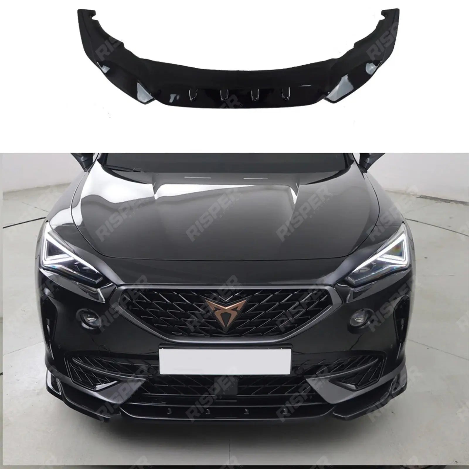 Cupra Formentor 2020+ Gloss Black Front Splitter Main image