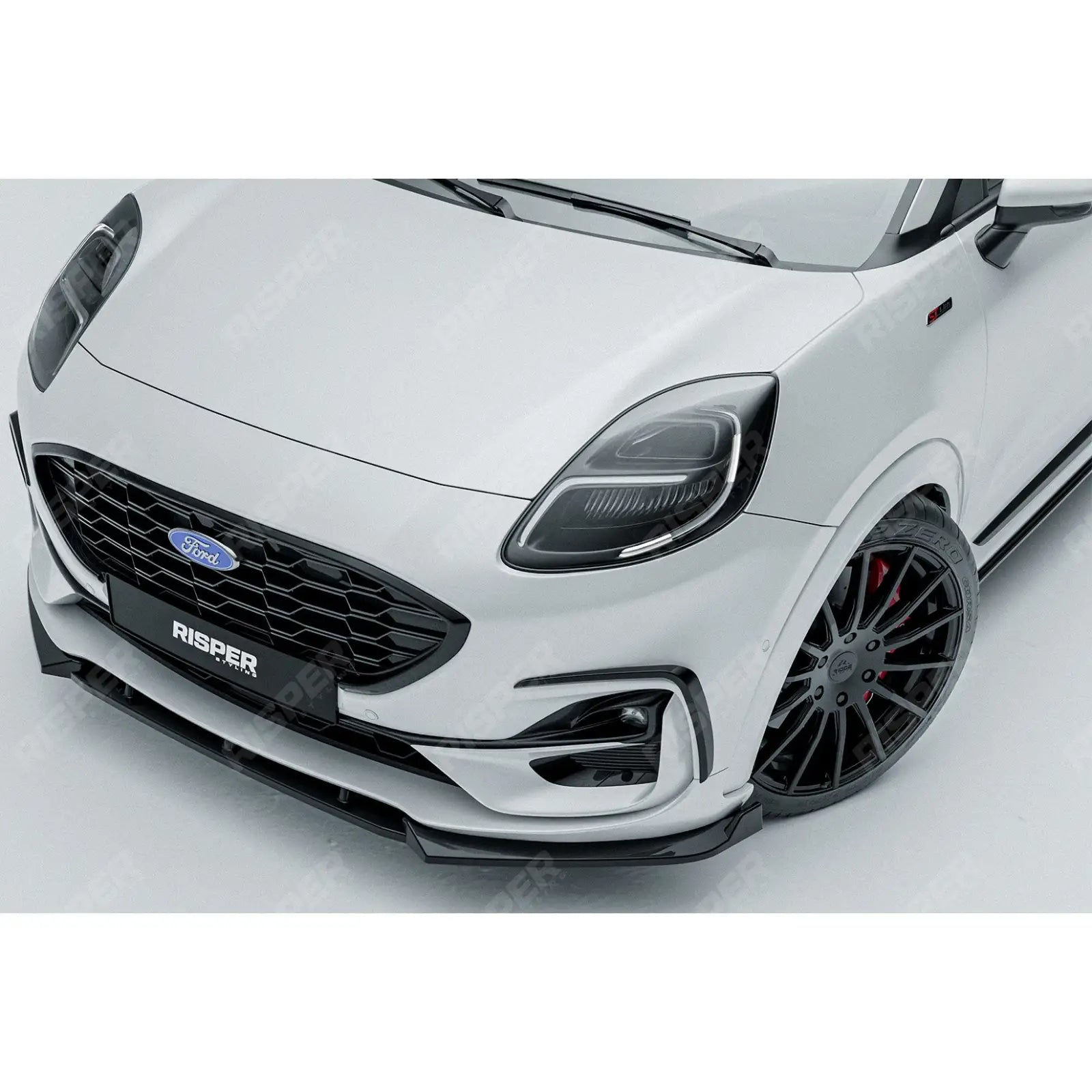 Ford Puma ST Line & ST Line X 2019+ Front Splitter In Gloss Black Front Splitter