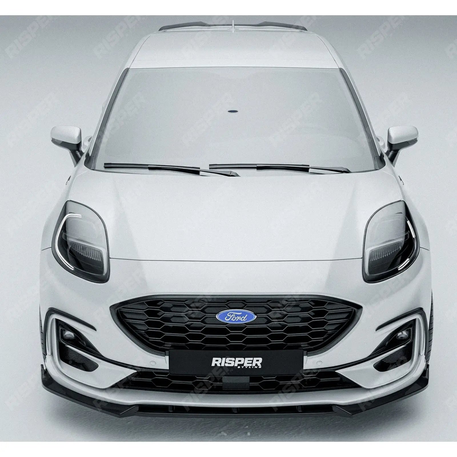 Ford Puma ST Line & ST Line X 2019+ Front Splitter In Gloss Black Front Splitter