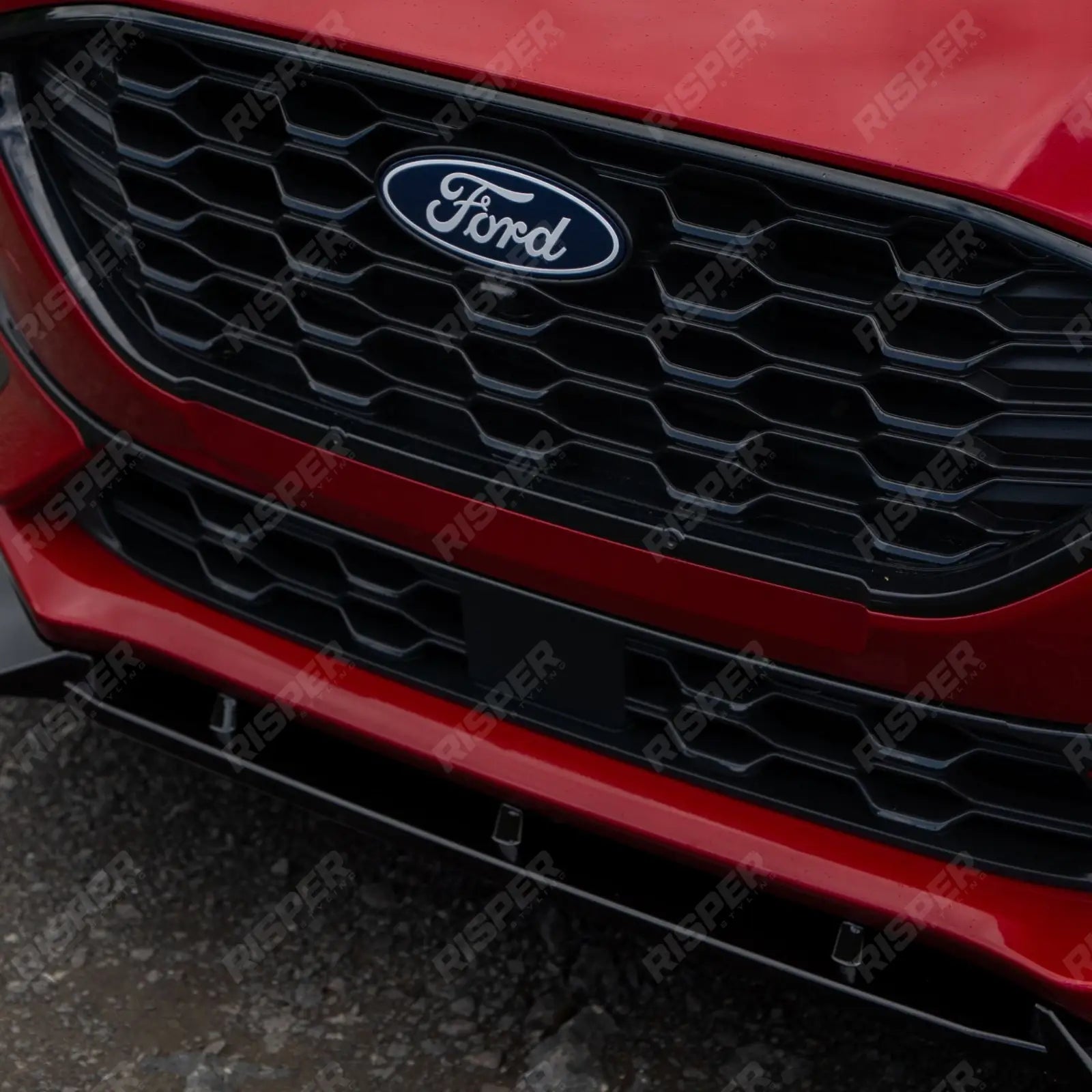 Front Splitter In Gloss Black For Ford Puma ST Line & ST Line X 2019+ - Front Splitter