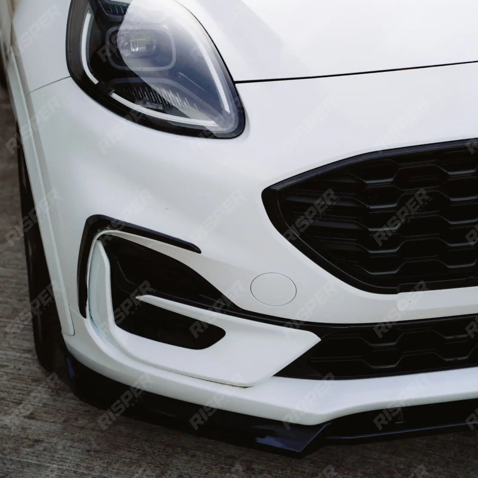 Ford Puma ST Line & ST Line X 2019+ Front Splitter In Gloss Black - Front Splitter