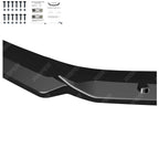 Hyundai I20 N Mk3 2020+ Front Splitter In Gloss Black