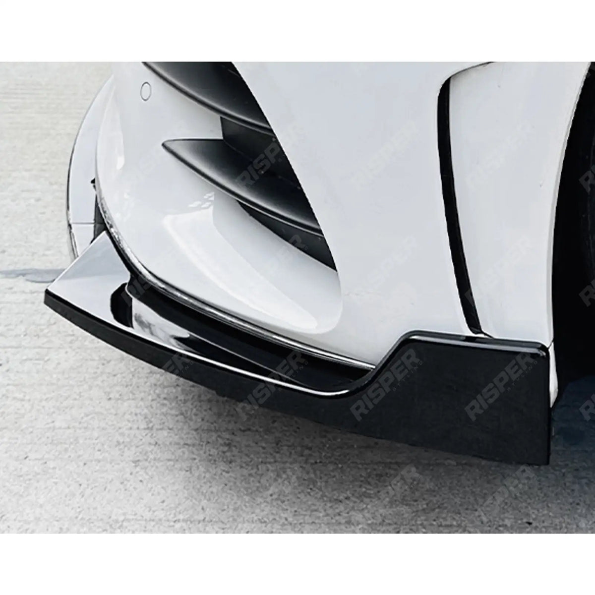 Front Splitter in Gloss Black For Mercedes C Class W205 2019-2021 Facelift Amg LINE - Front Splitter