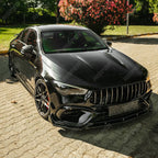Mercedes Cla45 C118 2019-2023 Front Splitter in Gloss Black - Front Splitter